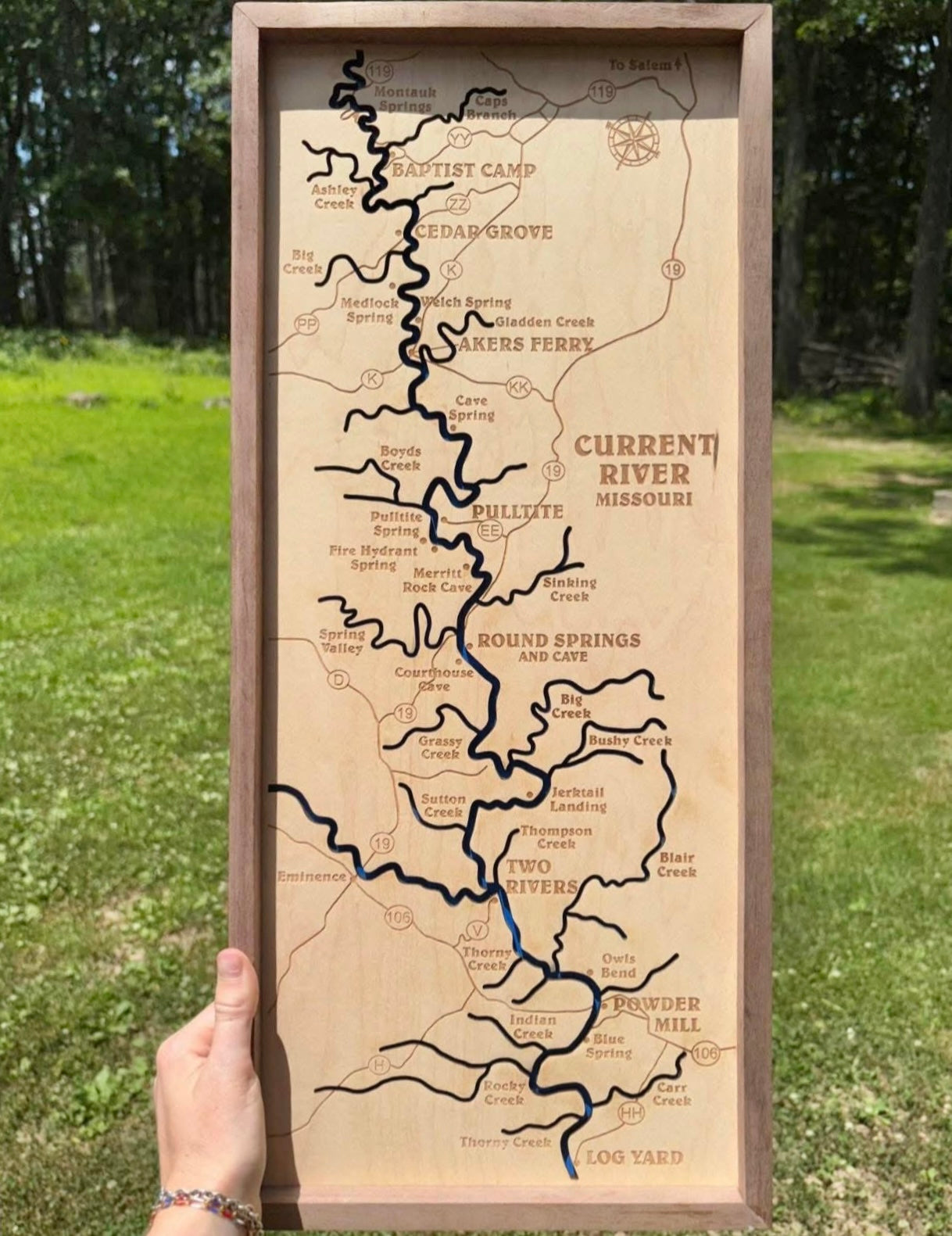 Current River Sign