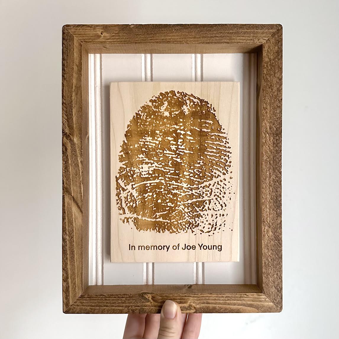 Framed Fingerprint Art