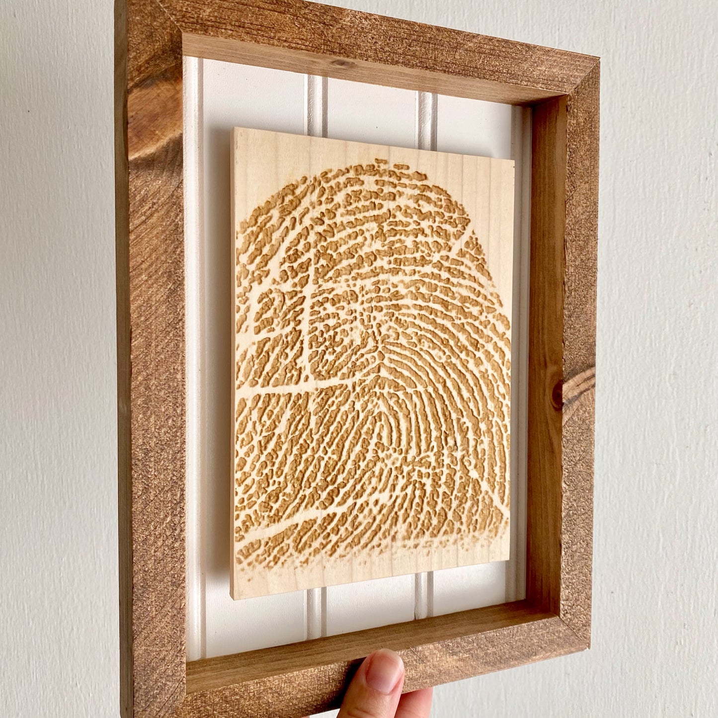 Framed Fingerprint Art