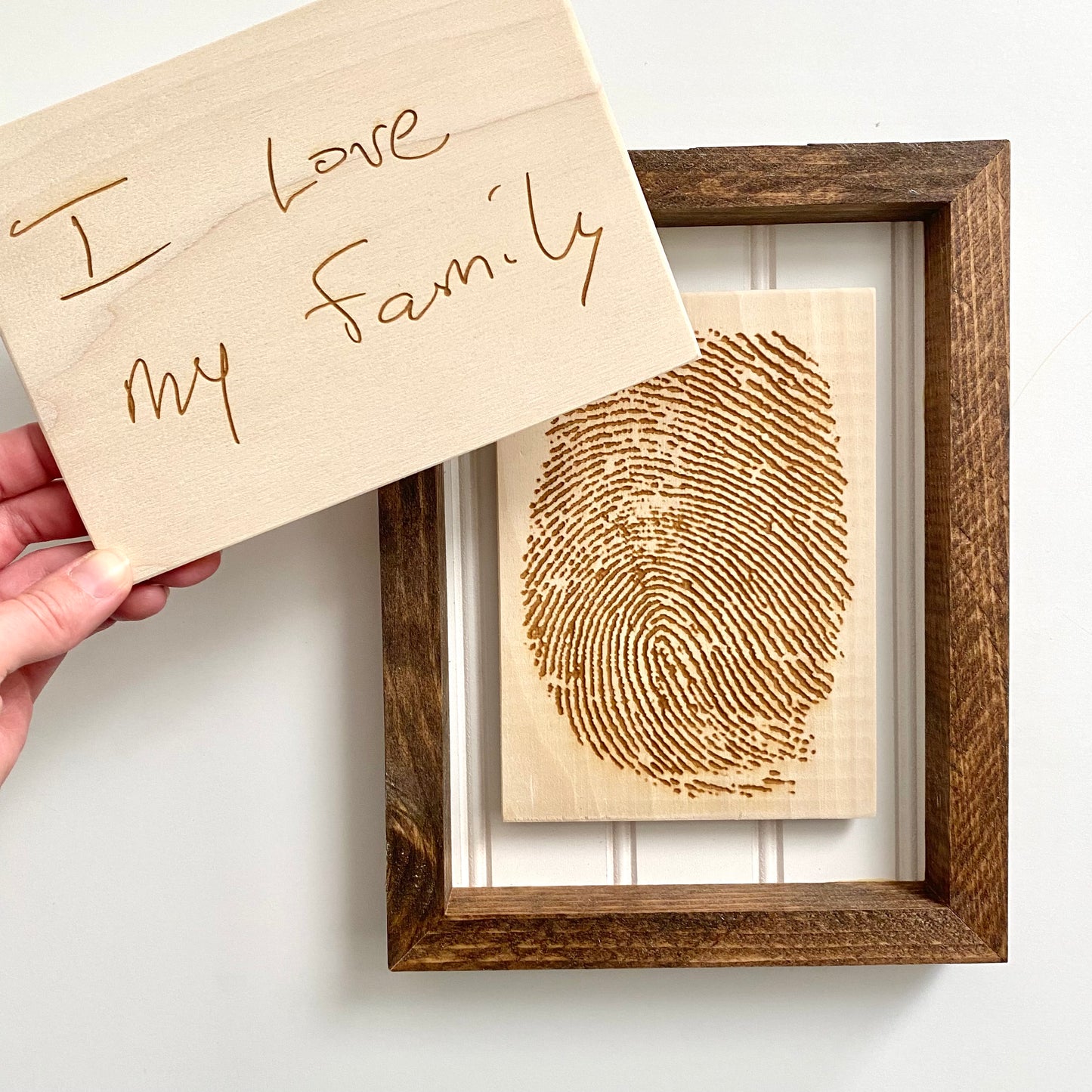 Framed Fingerprint Art