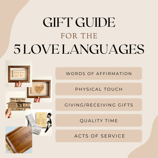 A Gift Guide for the 5 Love Languages