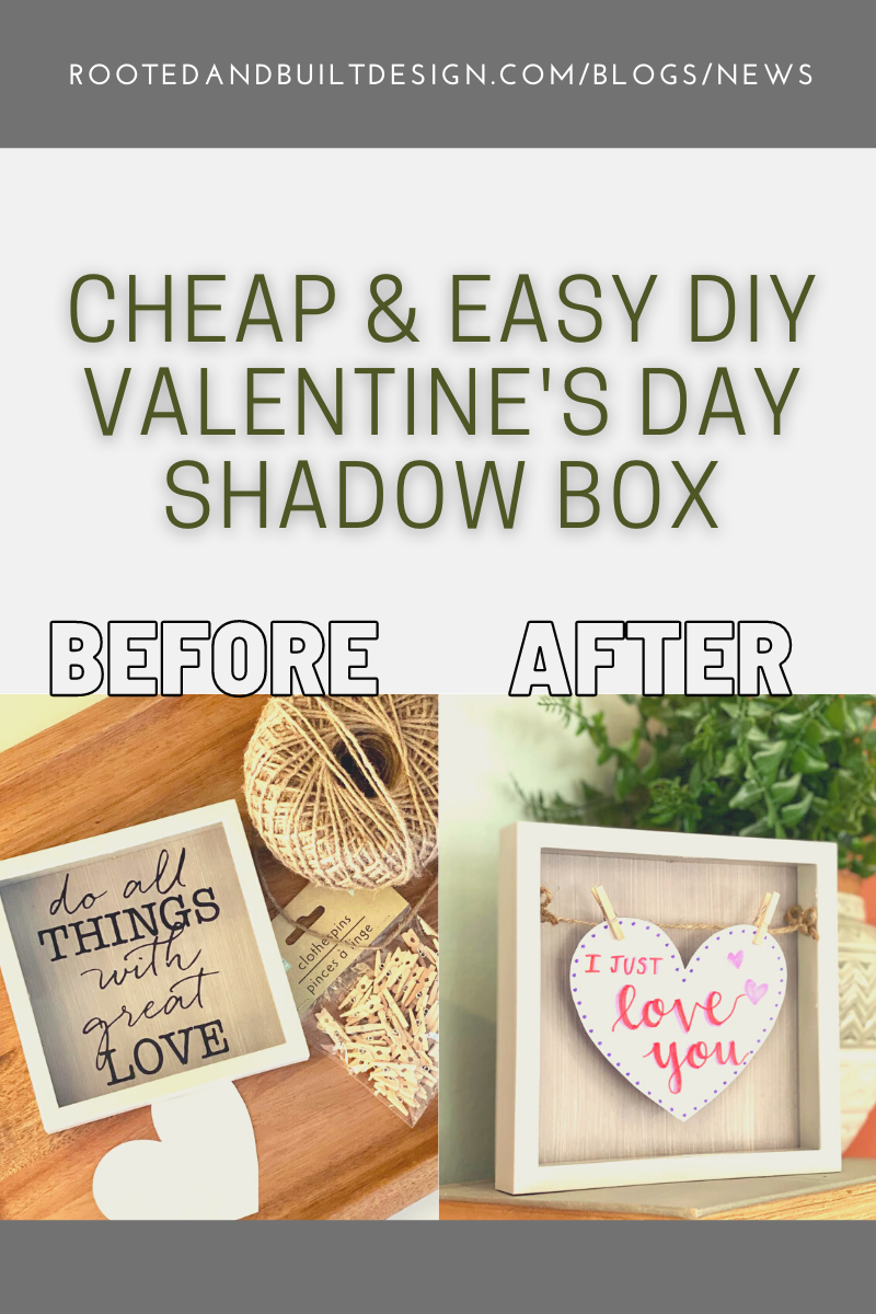 A Cheap & Easy DIY Valentine's Day Shadow Box