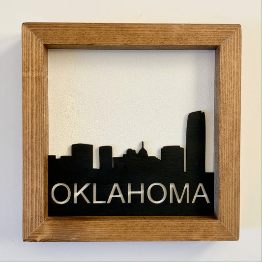 Oklahoma City Skyline Sign