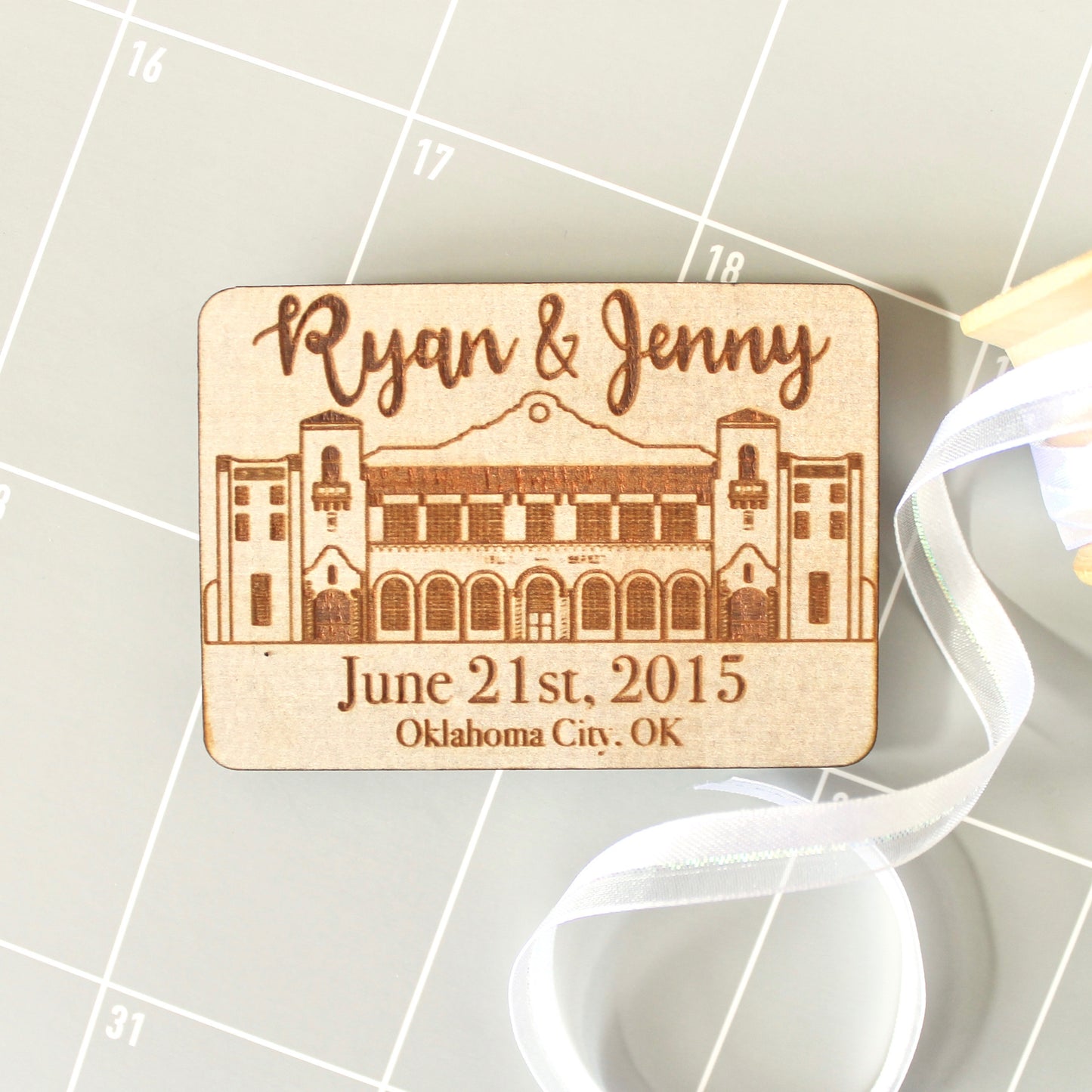 Custom Venue Save the Date Magnets