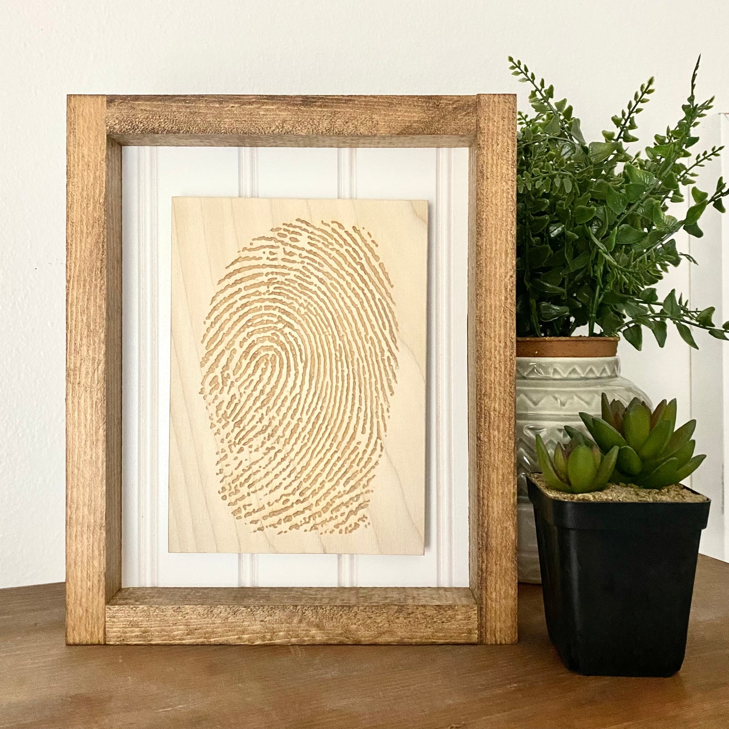 Framed Fingerprint Art