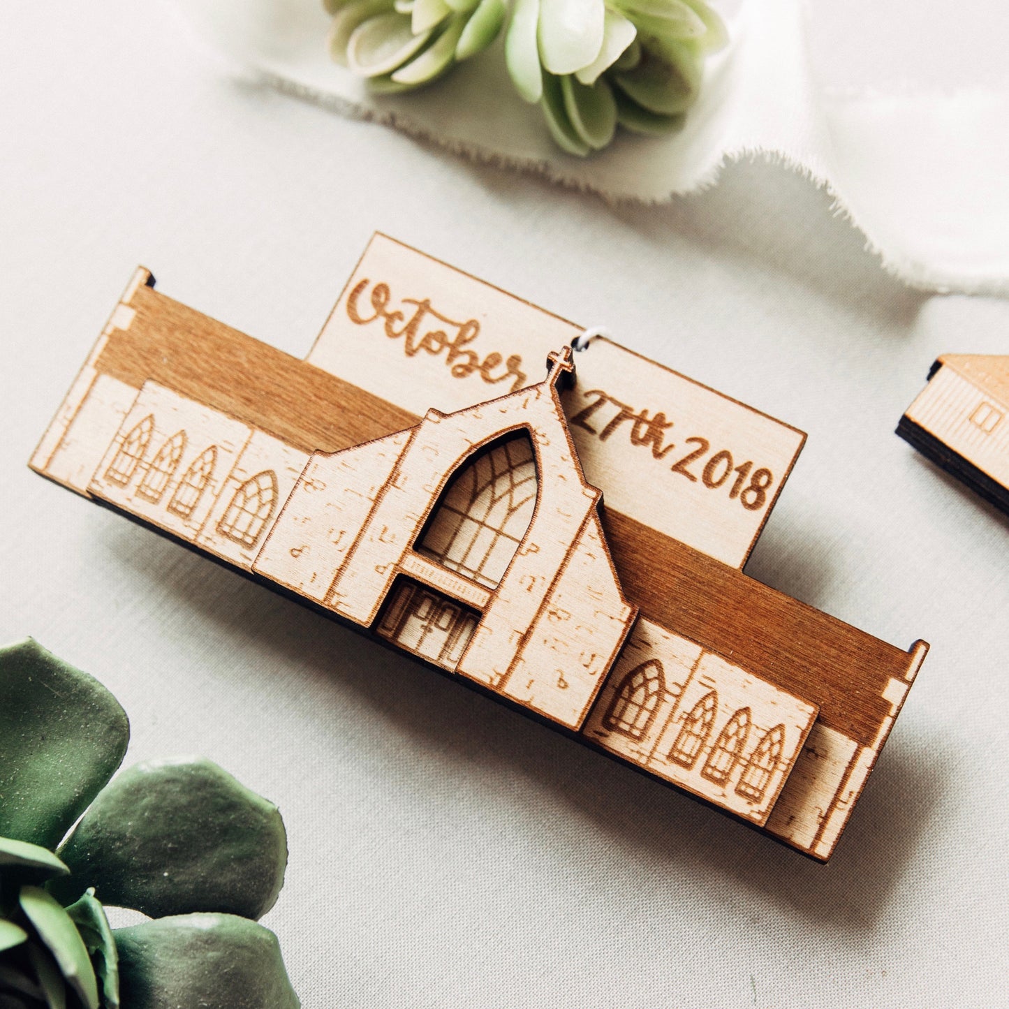 Custom Church Ornament or Magnet