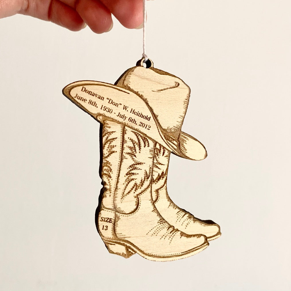 "In Memory Of" Custom Ornament