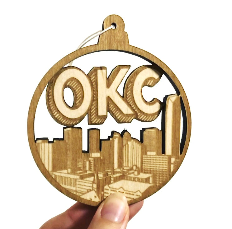 Oklahoma City Skyline Magnet or Ornament