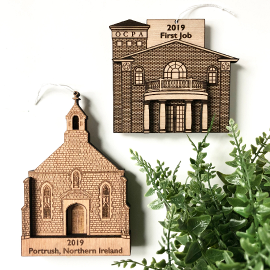 Custom House Ornament or Magnet