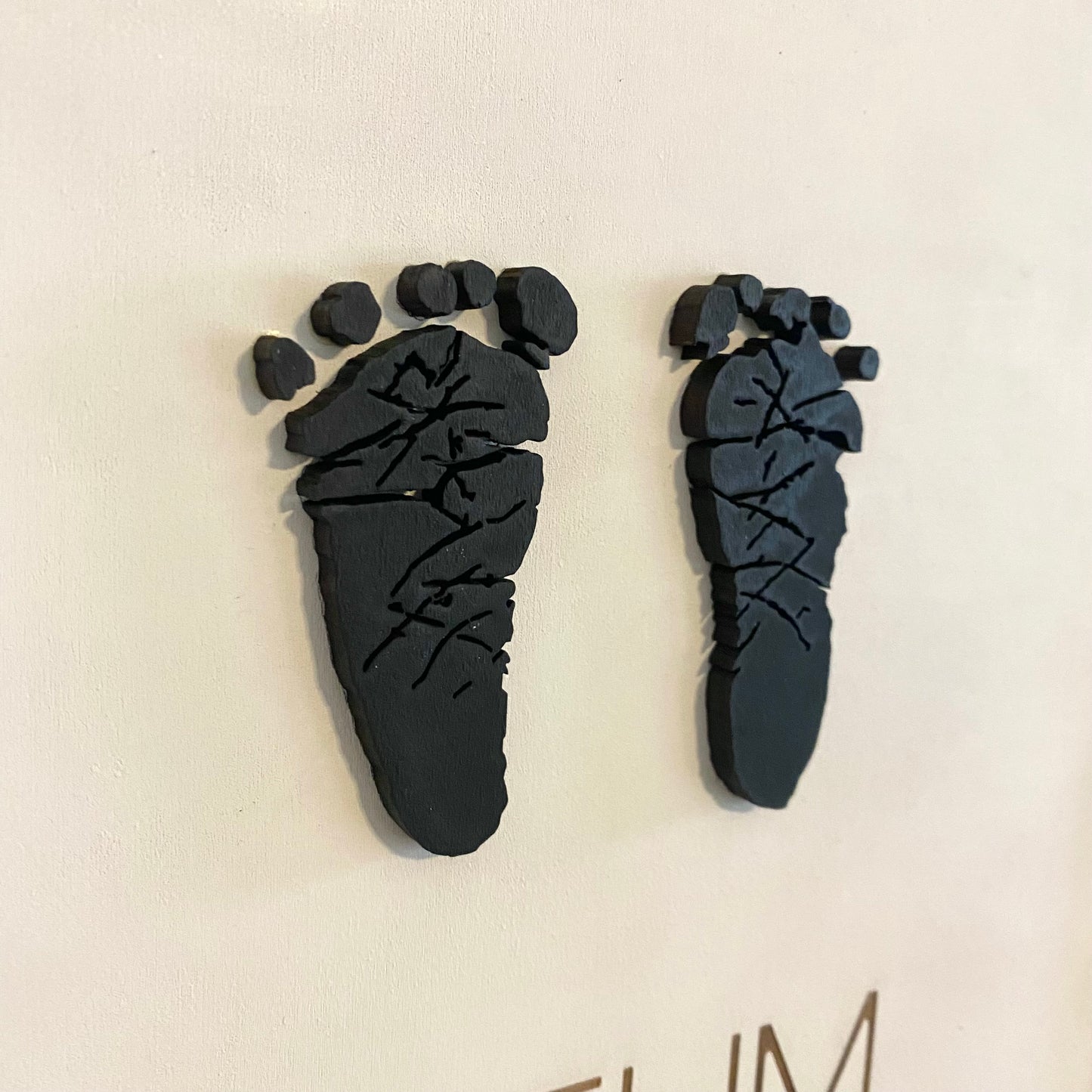 Baby Footprint Sign